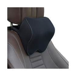 Car Neck Headrest Pillow Car Accessories Cushion Auto Seat Head Support - Black