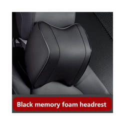 Car Pillow Headrest Neck Rest Head Support Cushion Car Breathable Memory - Headrest A