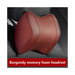 Car Pillow Headrest Neck Rest Head Support Cushion Car Breathable Memory - Headrest D