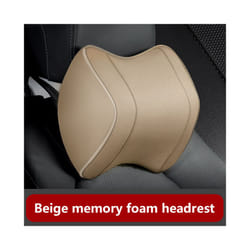 Car Pillow Headrest Neck Rest Head Support Cushion Car Breathable Memory - Headrest C