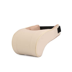New Comfortable PU Leather Auto Car Neck Pillow Memory Foam Pillows Neck - breathable-bg