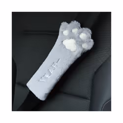Neck Pillow Car Plush Headrest Cute Cat Claw Car Neck Pillow Fashion Car - Grey Shoulders