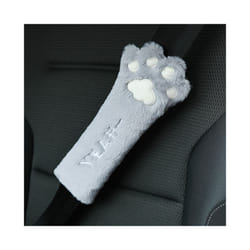 Neck Pillow Car Plush Headrest Cute Cat Claw Car Neck Pillow Fashion Car - Grey Shoulders
