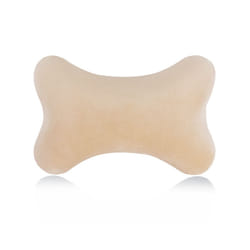 Car Neck Headrest Pillow Memory Foam Car Seat Neck Pillow Breathable Crystal - beige
