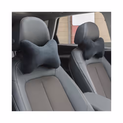Car Neck Headrest Pillow Memory Foam Car Seat Neck Pillow Breathable Crystal - beige