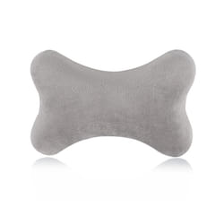 Car Neck Headrest Pillow Memory Foam Car Seat Neck Pillow Breathable Crystal - A gray