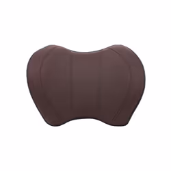 Car Headrest Neck Pillow For Seat Chair In Auto Memory Foam Cotton Cushion - Cloth brown Neck