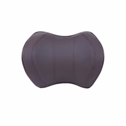 Car Headrest Neck Pillow For Seat Chair In Auto Memory Foam Cotton Cushion - PU Brown Neck