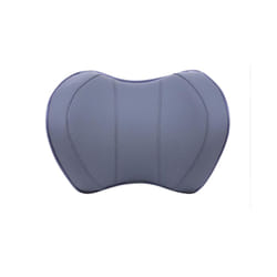 Car Headrest Neck Pillow For Seat Chair In Auto Memory Foam Cotton Cushion - PU gray Neck