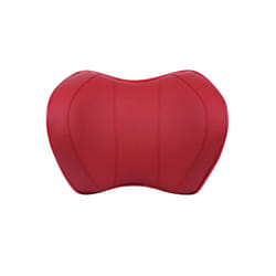 Car Seat Head Neck Rest Massage Auto Pillow Space Memory Neck Headrest - PU red Neck