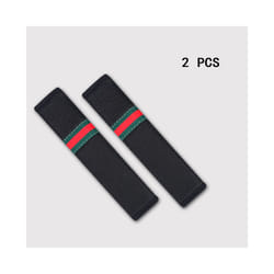 1 Pair Luxury Car Headrest Pillow Unisex Breathable Auto Neck Rest Headrest - 2 black shoulder pad