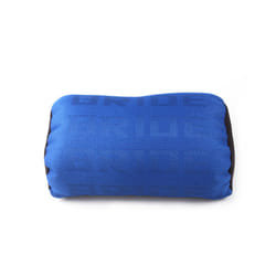 JDM Style BRIDE Soft Car Pillow Seat Support Decor Headrest Backrest Seat - blue