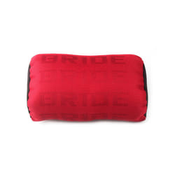JDM Style BRIDE Soft Car Pillow Seat Support Decor Headrest Backrest Seat - red
