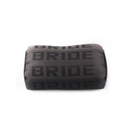 JDM Style BRIDE Soft Car Pillow Seat Support Decor Headrest Backrest Seat - grey