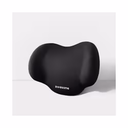 Memory Cotton Car Neck Headrest Pillow Car Accessories Cushion Auto Seat - black pillow