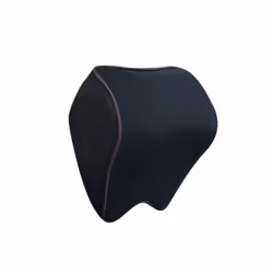 Car Headrest Pillow Auto Memory Foam Car Neck Pillow Seat Head Support - Black Coffee Edge