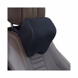 Car Headrest Pillow Auto Memory Foam Car Neck Pillow Seat Head Support - Light Brown