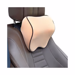 Car Headrest Pillow Auto Memory Foam Car Neck Pillow Seat Head Support - Light Brown