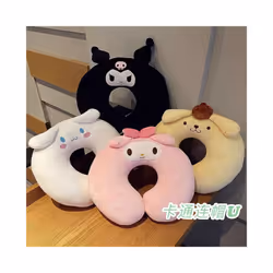 Car Neck Pillow Cute Anime Character Neck Supporter Cartoon Character - A
