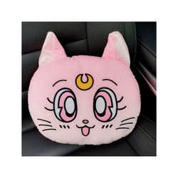 Cartoon Car Headrest Pillow Cute Car Luna Cat Head Plush Neck Pillow Car - 13