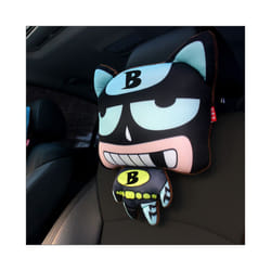 Cartoon car headrest Throw pillows Individual car decoration Animated - New bat  headrest