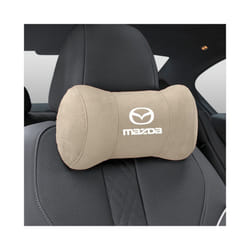 Car Seat Headrest Pillow Neck Support Protector Cushion For Mazda 6 3 - Beige