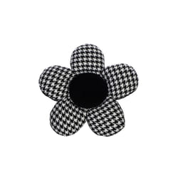 Car Pillow Set Thousand Bird Lattice Flower Headrest Cover Creative Cotton - Headrest Black
