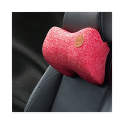 Universal  Car Neck Pillow Adjustable Headrest For Office Chair Cushion - 1Headrest Red