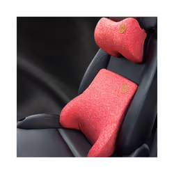Universal  Car Neck Pillow Adjustable Headrest For Office Chair Cushion - 1Headrest Grey