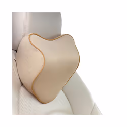 Car Lumbar Pillow Memory Foam Lumbar Support Cushion Car Low Back Pain - beige headrest