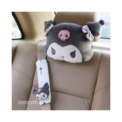 Car Neck Pillow Cute Anime Charactor Neckrest Lovely Animation Doll Neck - blue dog pillow1