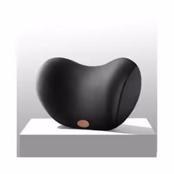 Car Pillow Headrest Neck Pillow  Memory Foam Cervical Lumbar Support Car - headrest black