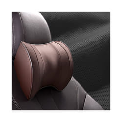 Car Headrest Pillow Car Lumbar Support Pillow Breathable Memory Foam Neck - 1pcs brown neck