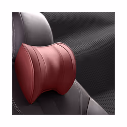 Car Headrest Pillow Car Lumbar Support Pillow Breathable Memory Foam Neck - 1pcs red neck