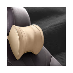 Car Headrest Pillow Car Lumbar Support Pillow Breathable Memory Foam Neck - 1pcs beige neck