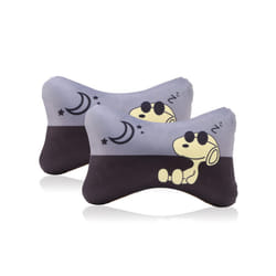 2pcs/Set Cartoon Car Headrest Neck Pillow Cushion Cute Universal Car Pillow - 1