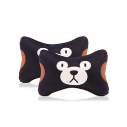 2pcs/Set Cartoon Car Headrest Neck Pillow Cushion Cute Universal Car Pillow - 2