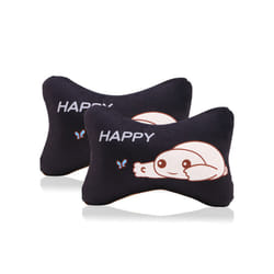 2pcs/Set Cartoon Car Headrest Neck Pillow Cushion Cute Universal Car Pillow - 3
