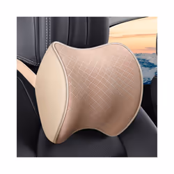 Car Neck Headrest Pillow Cushion Auto Seat Head Support Protector Automobiles - 1pcs beige neck