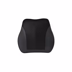 Car Headrest Neck Pillow Head Restraint 3D Memory Foam Auto Travel Back - Black Lumbar