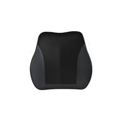 Car Headrest Neck Pillow Head Restraint 3D Memory Foam Auto Travel Back - Black Lumbar