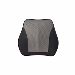 Car Headrest Neck Pillow Head Restraint 3D Memory Foam Auto Travel Back - Grey Lumbar