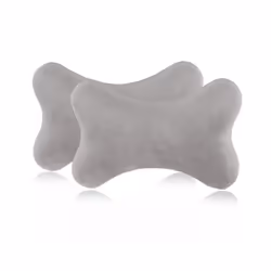 Car Neck Headrest Pillow Memory Foam Car Seat Neck Pillow Breathable Crystal - A pair of grey