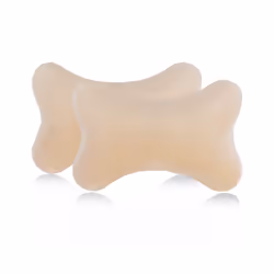 Car Neck Headrest Pillow Memory Foam Car Seat Neck Pillow Breathable Crystal - beige2