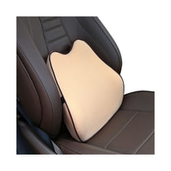 Car Neck Headrest Pillow Car Accessories Cushion Auto Seat Head Support - Waist-Beige