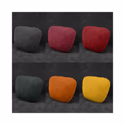 for Mercedes-Benz Maybach car Alcantara headrest car neck pillow pillow - 1 yellow