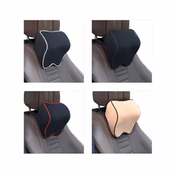 Universal Car Seat pillow Memory Head Rest Automobile Headrest Pillow - Black Red
