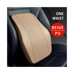 Car Neck Headrest Pillow Rest Head Support Cushion Car Breathable Memory - 1pcs beige waist