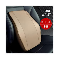 Car Neck Headrest Pillow Rest Head Support Cushion Car Breathable Memory - 1pcs beige waist