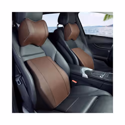 Car Neck Headrest Pillow Rest Head Support Cushion Car Breathable Memory - 1pcs beige waist